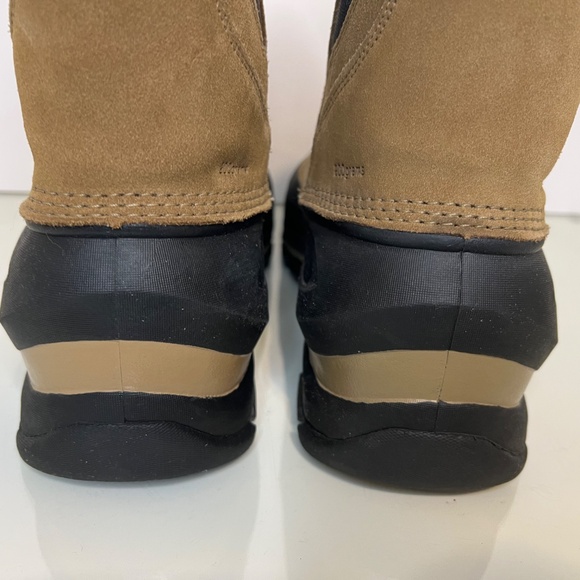 Sorel Buxton Pull On Waterproof Winter Boots, Tan And Black, 200g, Mens 9, EUC - Picture 4 of 16